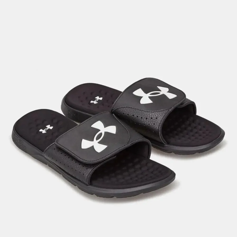 NWT Under Armour UA Ignite Pro Flip Flop Slide Sandals Black Mens Casual Size 17